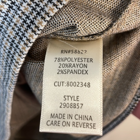 NWT. Max Studio Large Gingham Balloon Sleeve Pocket Shift Dress. - Picture 8 of 12